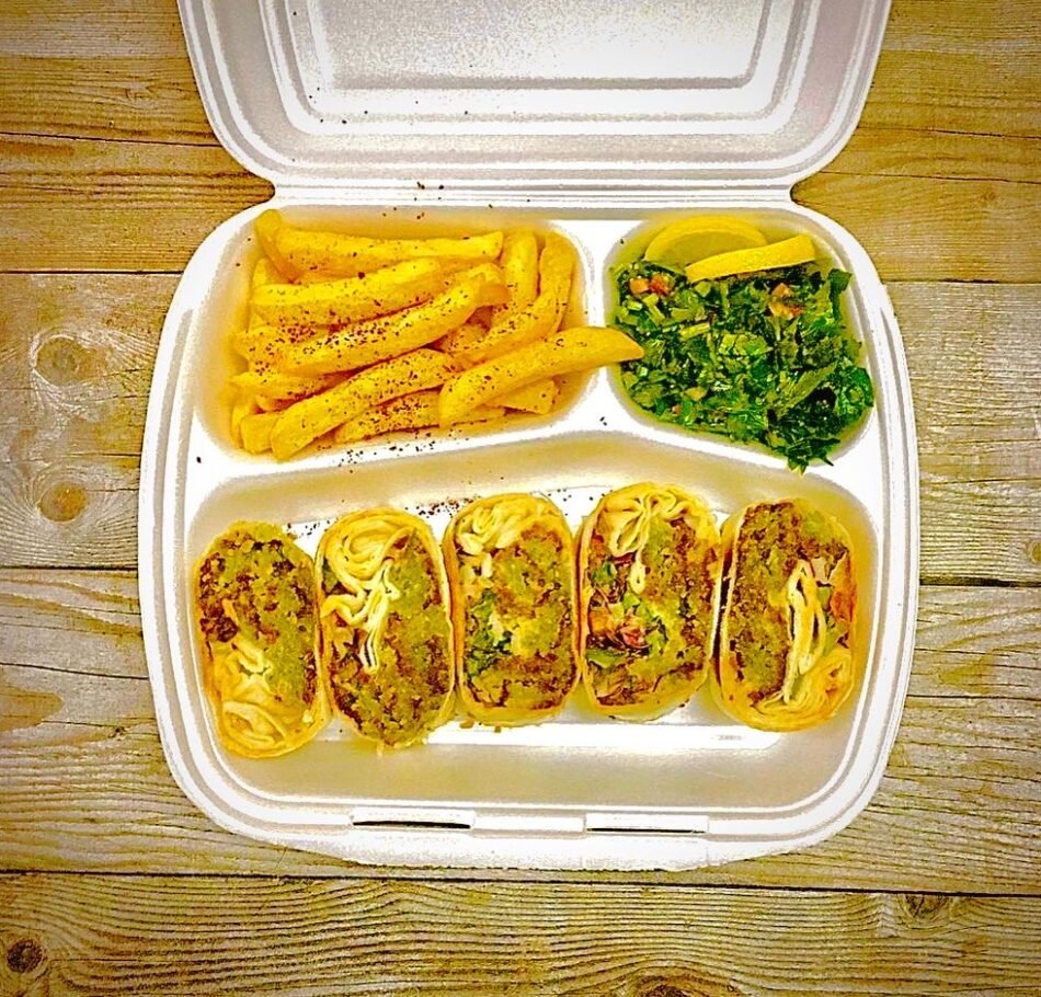 Falafel Tortilla Meal-Takeaway